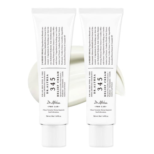 Dr.Althea 345 Relief Cream | Daily Face Moisturizer for Soothing Recovery and Blemish Care with PDRN & Niacinamide | Korean Vegan Skincare for All Skin Types, 1.69 Fl Oz (Ver.2 - Pack of 1)