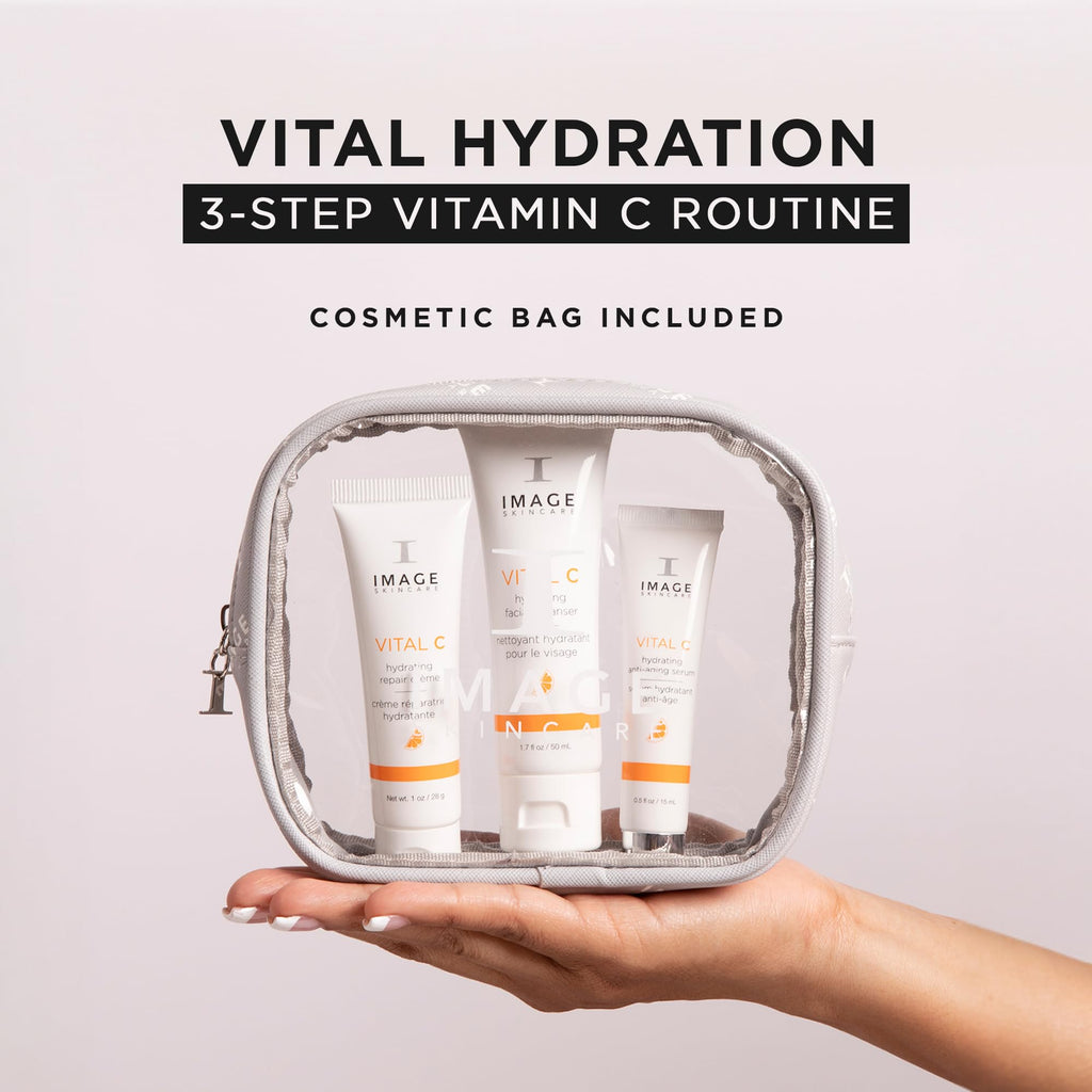 IMAGE Skincare, VITAL C Hydrating Face Serum, with Vitamin C and Hyaluronic Acid, to Brighten, Tone and Smooth Appearance of Wrinkle